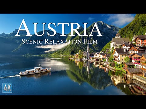 Austria 4K Scenic Relaxation Film | Vienna Drone Video | Bavarian Alps 4K Aerial Footage