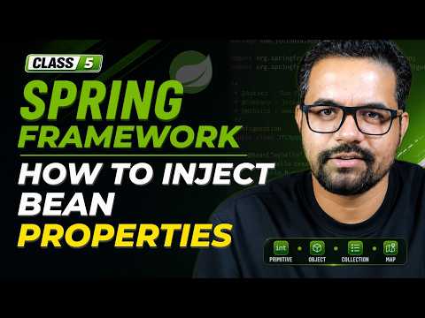 Spring Framework Tutorial 5 Injecting Primitive Collection Reference Bean Properties