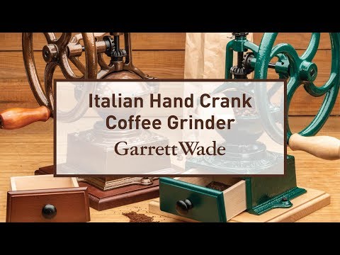 Italian Hand Crank "Burr-Style" Coffee Grinder