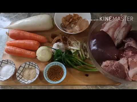How to make pork noodle soup  Ingredients  Pork bones  Pork  Heart | Pig  Pig liver  Beetroot Beetro