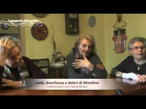 canti, stanchezze e dolori di Mondine