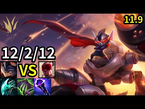 Rumble Jungle vs Lee Sin - KR Grandmaster | Patch 11.9