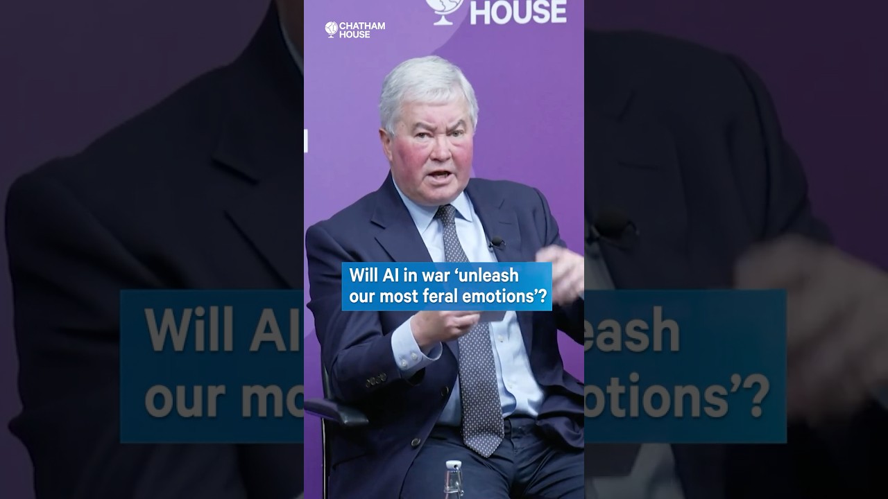 Will AI in war 'unleash our most feral emotions'? - General Sir Richard Barrons
