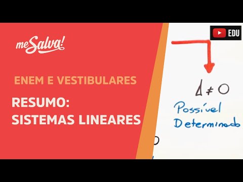 Resumo de Sistemas Lineares | ENEM e Vestibulares | Me Salva!