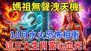 🔥白沙屯媽祖「無聲示警」10月天地大清算！這【3大生肖】已被煞氣鎖定，做錯一步恐家破人亡…😨#台灣 #白沙屯媽祖 #10月大劫 #赤馬紅羊劫 #生肖運勢