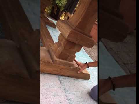 Klostertafel Teakhlz massiv