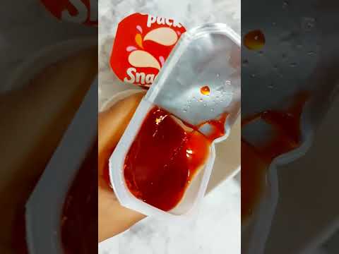 Juicy Gels Pink Raspberry Jelly Snack Pack! #shorts #juicyjelly #asmrvideosatisfying