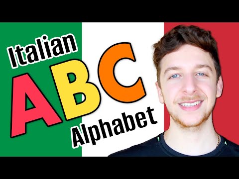 Italian Alphabet Pronunciation (letters and sounds)