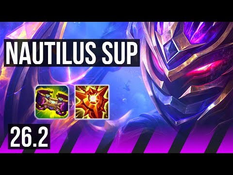 NAUTILUS & Vel'Koz vs LEONA & Varus (SUP) | Good KDA: 8/1/16 | EUW Grandmaster | 26.2
