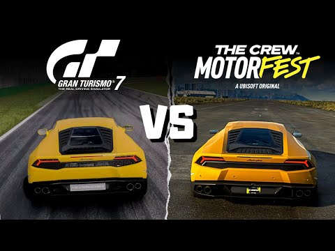 Gran Turismo 7 vs The Crew Motorfest | Lamborghini Huracán '15 | Sound & Graphics Comparison