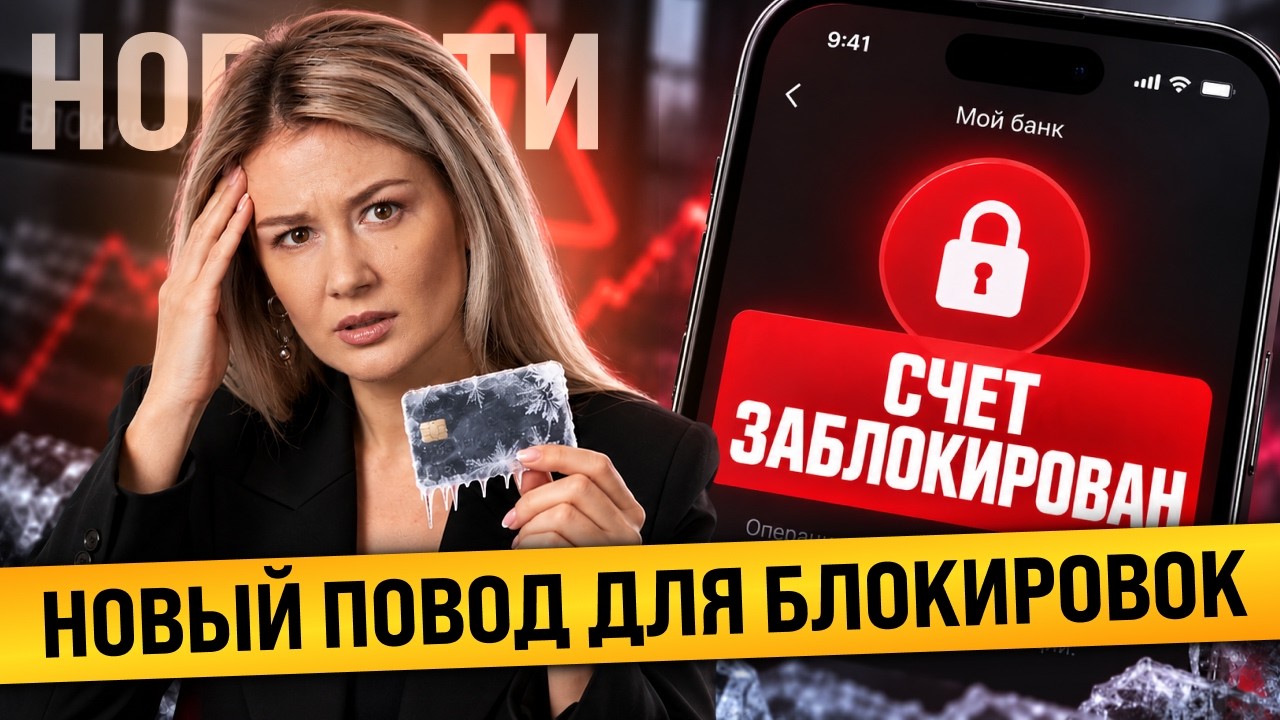 Счет могут ЗАМОРОЗИТЬ из-за ЧУЖОГО имени? Банкам предложили новые поводы