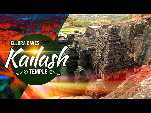 Ellora Caves: Kailash Temple, Drone Shot Dec 2019