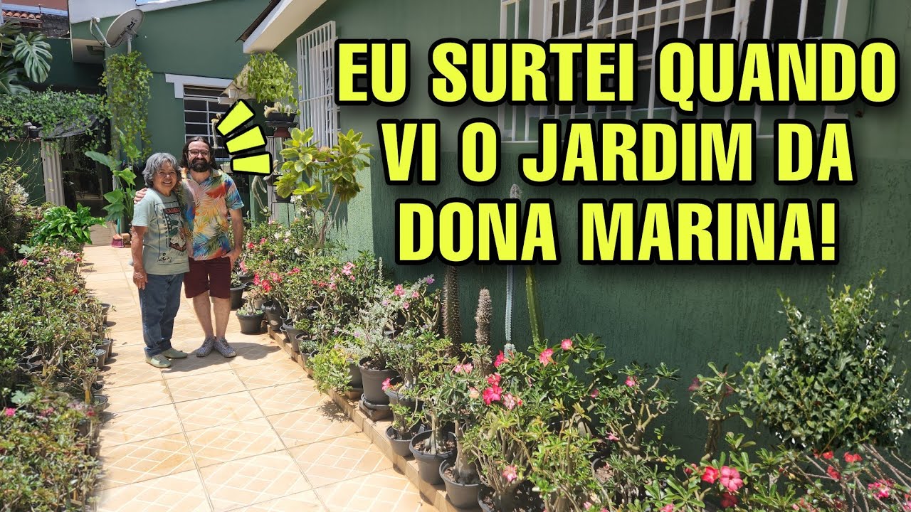 O JARDIM ENCANTADO EXISTE - Achei plantas RARÍSSIMAS nessa casa