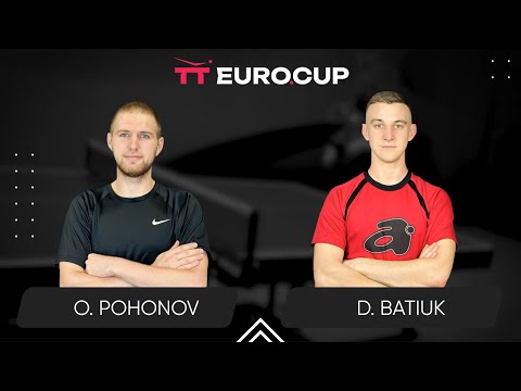 19:00 Oleksandr Pohonov - Dmytro Batiuk 25.12.2024 TT Euro.Cup Ukraine Master. TABLE 3