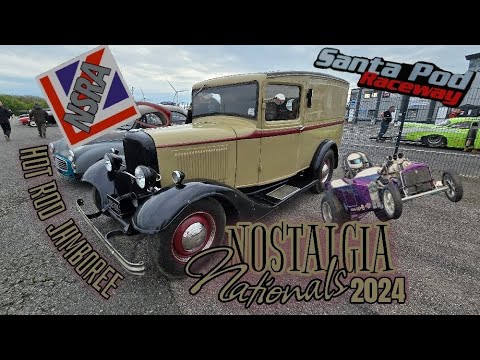 NSRA NOSTALGIA NATIONALS (2024) SANTA POD RACEWAY UK *repost