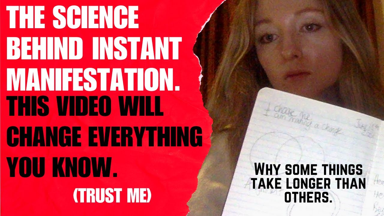 I figured out the key to INSTANT manifestation, it’s based on Einstein’s Theory of Relativity