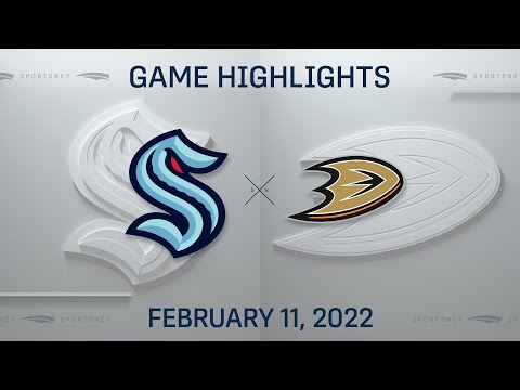 NHL Highlights | Kraken vs. Ducks - Feb. 11, 2022