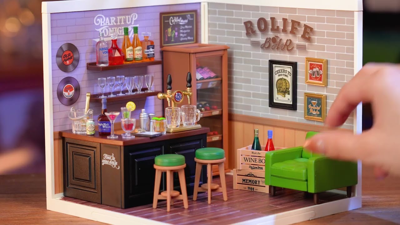 RoboTime Miniatura domečku Hospůdka Cheers