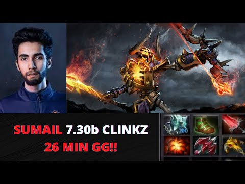 SUMAIL 26 MIN GG!! PERFECT CLINKZ GAMEPLAY!! (Patch 7.30 B)