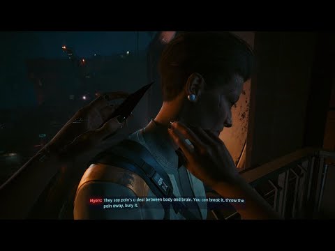 Cyberpunk 2077 Phantom Liberty: Myers take the tracker by herself