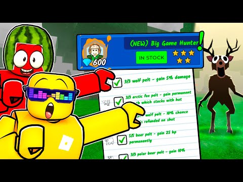 Maxing Out BIG GAME HUNTER In 99 Nights in the Forest🔦