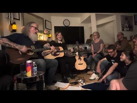 Wussy (duo) - "Inhaler" (live in an Allston, MA living room - 5/15/2024)