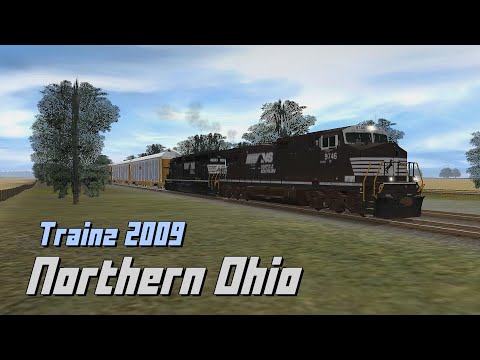 Railfanning in Trainz 2009 - Northern Ohio