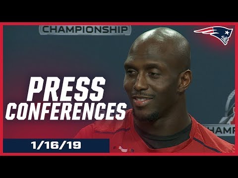 AFC Championship Week Press Conferences: Brady, White, Andrews & D. McCourty