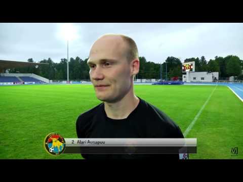 22. voor 2016: Pärnu Linnameeskond - Rakvere JK Tarvas Aunapuu intervjuu