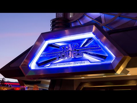 Star Tours: The Adventures Continue - Full Ride (pov) - Disneyland