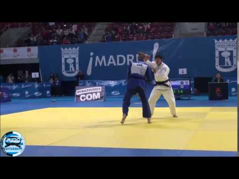 European Judo Open Men & Women Madrid 2014 Final -63kg YANG Junxia (CHN) - SHOR Rotem (ISR)