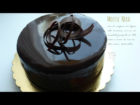 GLASSA A SPECCHIO CIOCCOLATO FONDENTE : Come glassare una torta  RICETTE DI GABRI
