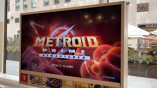 Metroid Prime Remastered Launch Day at Nintendo NY