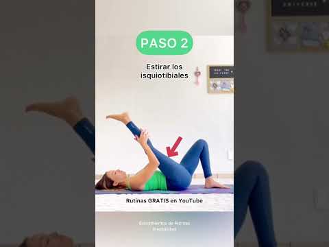 GANA FLEXIBILIDAD: Ejercicio de Estiramiento para PIERNAS