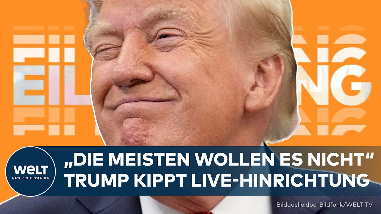 EILMELDUNG: "Die meisten wollen es nicht" – Trump kippt LIVE-Hinrichtung