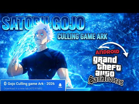 🌀 Gojo Culling Game Ark Mod GTA SA Android | Best Anime Mod (2026)