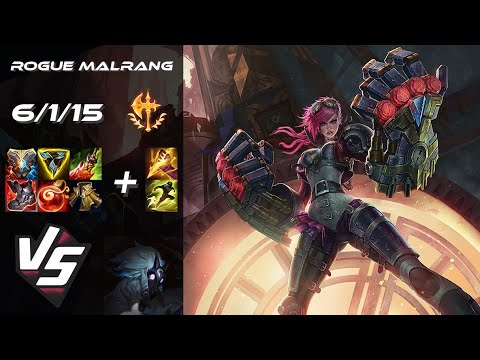 Rogue Malrang JUNGLE Vi vs Kindred - EU Challenger Patch 25.S1.2