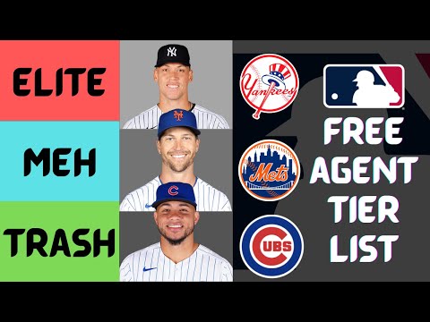 Ranking 2023 MLB Free Agents (Tier List)