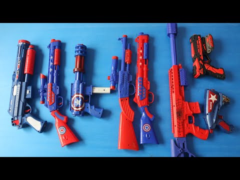 Box of Equipments ! Hero Captain Toys ! Large and Heavy Machine Guns - Soldier Weapons