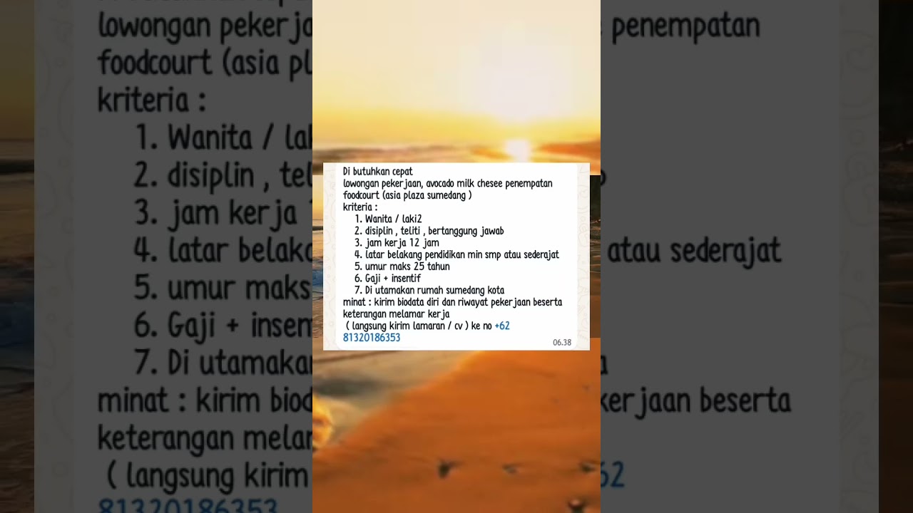 Lowongan kerja tanpa ijazah yang penting punya niat bekerja #kerja #loker #shots #shorts #stories