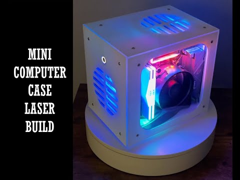 Laser Cut Mini-ITX Motherboard Integrated On-board Graphics Computer PC Case DIY