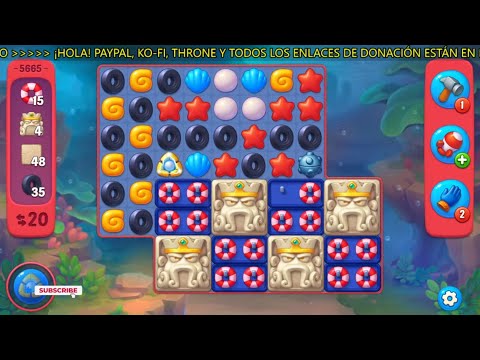 Fishdom lvl 5646-5672 👀 Can you beat this puzzle level?🔥Gameplay #516