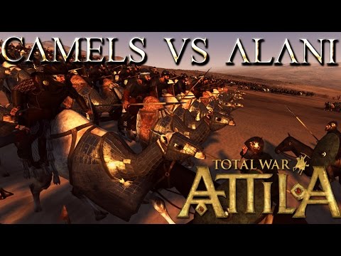 Armoured Camel Warriors vs Noble Alani Cavalry - Total War Attila Mechanics