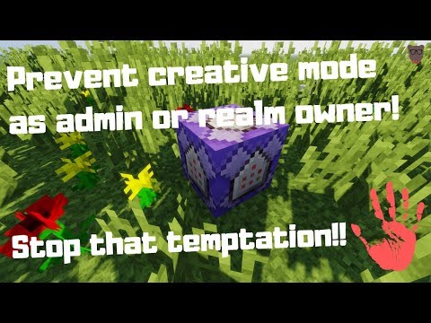 Minecraft HACK: How to Prevent Creative Mode in Realms as Owner/Administrator 1.14/1.15