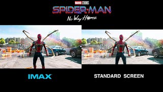 SPIDER MAN NO WAY HOME : IMAX Screen Vs Standard Screen Trailer (4K ULTRA HD) 2021