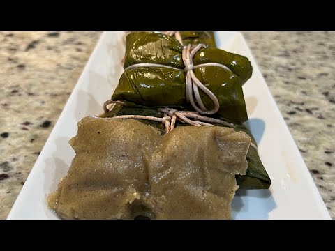 A very decadent duckunu / blue draws / tie leaf recipe