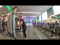Tricep pushdown and hammer curl (superset)