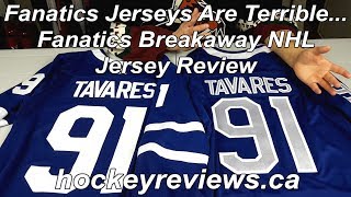Fanatics Breakaway Customized NHL Replica Jersey Review