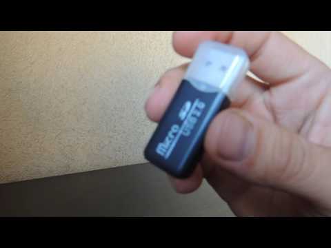 Мини-картридер для карт памяти microSD/microSDHC