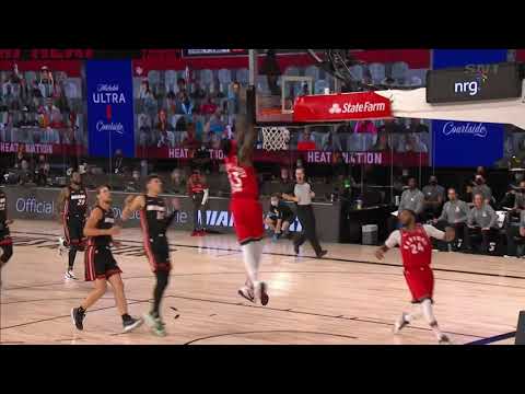 Raptors Highlights: Siakam Alley Oop - August 3, 2020